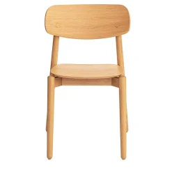 Sedia Fizz in rovere di Lorenz+Kaz*Bedont Outlet