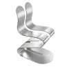 Sedia Fluid Ribbon Silver di Michael D'Amato*Lamberti Design Outlet