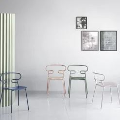 Sedia Genoa Met Copper di Cesare Ehr*TrabA'