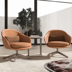 Sedia girevole arancione*CPRN Homood