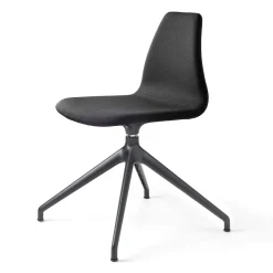 Sedia Girevole Nuki nera con gancio per borsa*Sitia