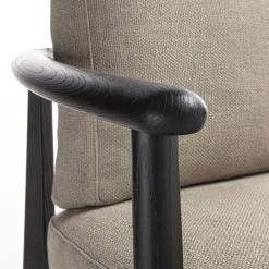 Sedia Greta beige con braccioli*Durame Hot