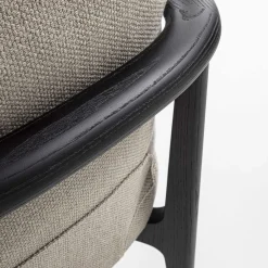 Sedia Greta beige con braccioli*Durame Hot