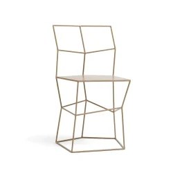 Sedia in ferro colore Cappuccino*Sesia&Co. New