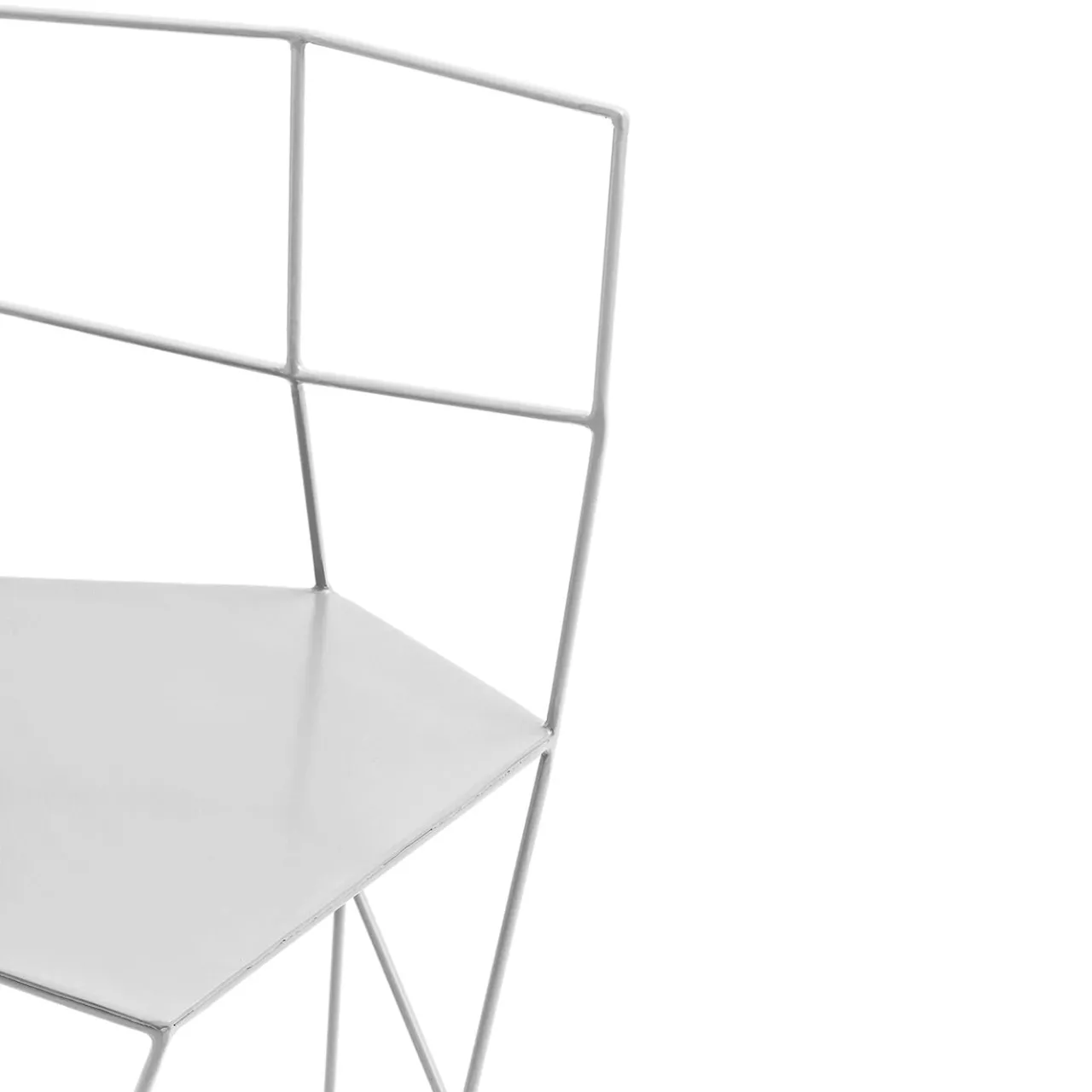 Sedia in ferro colore latte*Sesia&Co. Online