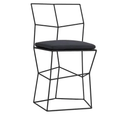 Sedia in ferro colore liquirizia*Sesia&Co. Online