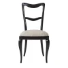 Sedia in legno in legno di tiglio tinto Ebano Babbol*Franco Bianchini
