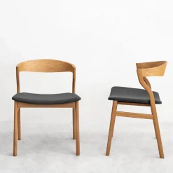 Sedia Kalea in Rovere Naturale con Seduta Imbottita #1 di Lorenz+Kaz*Bedont Hot