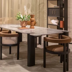 Sedia Kumiko in frassino tinto Moka*Black Tie Sale