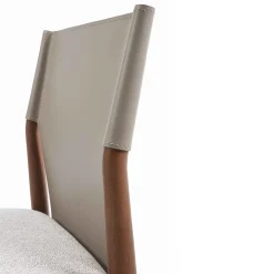 Sedia Ledermann in Pelle Beige*Enrico Pellizzoni