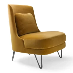 Sedia lounge Chris giallo zafferano*Bodema Sale