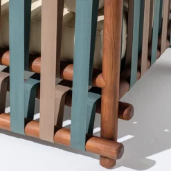 Sedia lounge per esterni Lignes in legno*Il Giardino di Legno Best