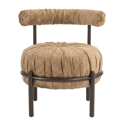 Sedia Lounge Rotonda Bonbon Beige*Borzalino Sale