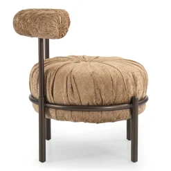 Sedia Lounge Rotonda Bonbon Beige*Borzalino Sale