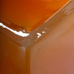 Sedia Lounge Slug in Gomma Arancione*Delvis Unlimited Clearance