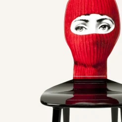 Sedia Lux Gstaad rossa e gialla*Fornasetti Online