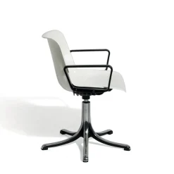 Sedia Modus bianca con braccioli di Centro Progetti Tecno*Tecno Spa Clearance