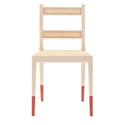 Sedia North con piedi rossi*Pietrachiara New