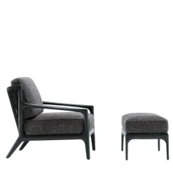 Sedia occasionale in velluto o tessuto scamosciato Poltrona*Giorgio Collection Hot