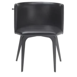 Sedia Pergy in Extraleather con gancio per borsa*Sitia Discount