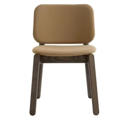 Sedia Rotonda Babà 872 Marrone di Emilio Nanni*Billiani 1911