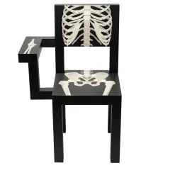 Sedia scheletrica nera*Scapin Collezioni Discount