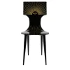 Sedia Sole in legno laccato nero*Fornasetti Online