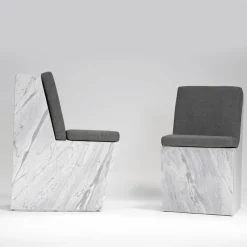 Sedia W con cuscini*Dimarmo New