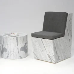 Sedia W con cuscini*Dimarmo New