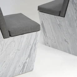 Sedia W con cuscini*Dimarmo New