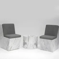 Sedia W con cuscini*Dimarmo New