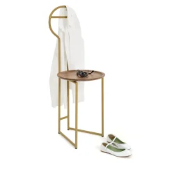 Sedia-armadio Joly in noce con schienale alto di Lorenz + Kaz*Colé Clearance