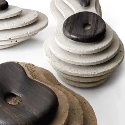 Seduta Oasi N.1 in Travertino Paglierino e Larice Invecchiato*Kreoo Online