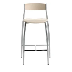 Set di 2 sgabelli da banco in rovere Baba di Sergio Mian*Altek Italia Design