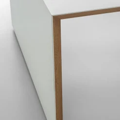 Set di 3 Tavolini a Incastro Trio in Teak Bianco*Gaffuri Sale