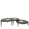 Set di 3 tavolini Fyllo*Minotti Collezioni Clearance