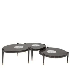 Set di 3 tavolini Fyllo*Minotti Collezioni Clearance