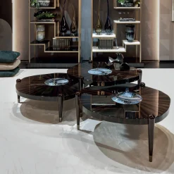 Set di 3 tavolini Fyllo*Minotti Collezioni Clearance