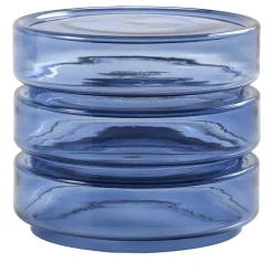 Set di 3 Tavolini Modulari Stack 880 in Vetro Blu di Niccolò Devetag*Billiani 1911 Clearance