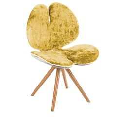 Set di due sedie Pansè in giallo*VGnewtrend Outlet