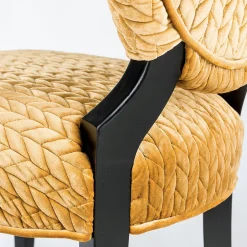 Set di due sedie Sophia in legno e tessuto*VGnewtrend Clearance