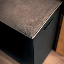 Sgabello Barney Big in pelle Utah e ferro*Riva 1920 Best