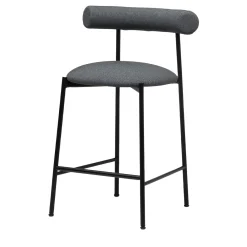 Sgabello basso Pampa SG-65 grigio e nero di Studio Pastina*Chairs & More Hot