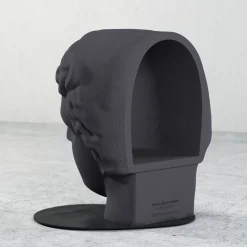 Sgabello Betti nero inchiostro in by Marialaura Rossiello Studio Irvine*Forma & Cemento Clearance