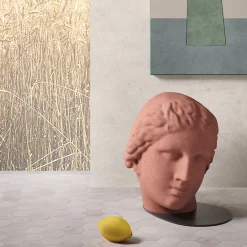 Sgabello Betti rosso mattone di Marialaura Rossiello Studio Irvine*Forma & Cemento Best