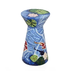 Sgabello Carpe Diem in mosaico fatto a mano di Michela Nardin*Casarialto Best