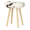 Sgabello con gambe ottagonali in legno Mucca #1*Valentina Bernardi Clearance