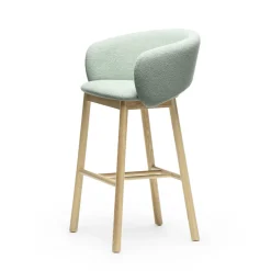 Sgabello da bar Bel Sg-75 verde chiaro di Pablo Regano*Chairs & More New