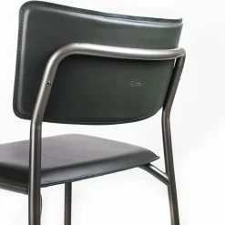 Sgabello da bar in pelle Isotta*Enrico Pellizzoni Outlet