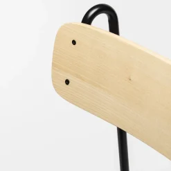 Sgabello da bar Lena Sg-65 nero e frassino naturale di Designerd*Chairs & More New